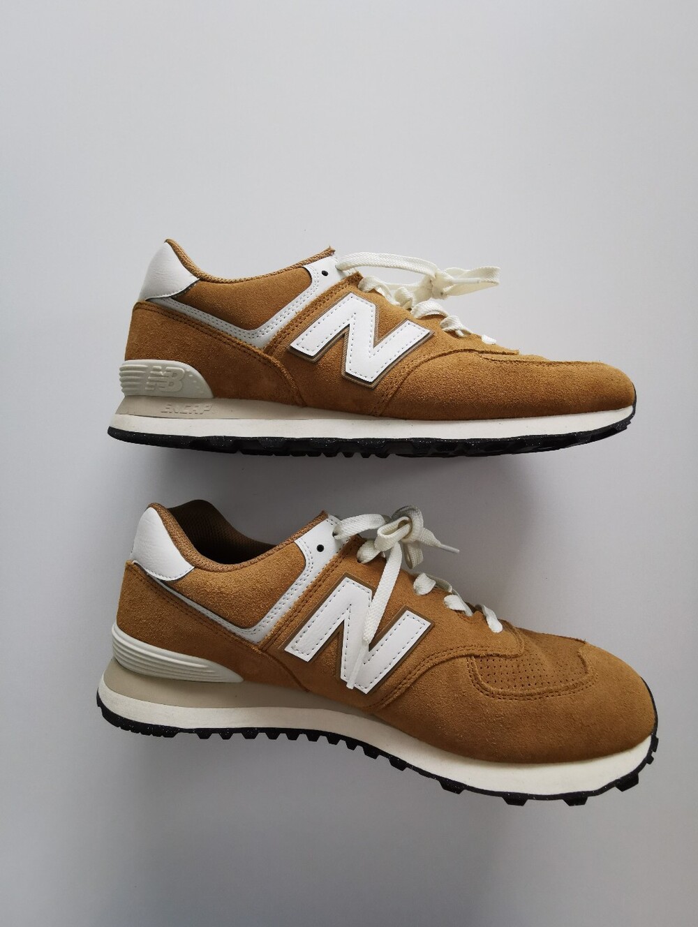 New Balance 574 (U574WCE) Desert Clay And Sea Salt Colourway Suede Sneakers